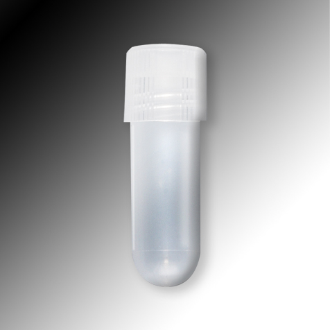 Globe Scientific Sample Tube, 2mL, External Threads, PP, Round Bottom Image